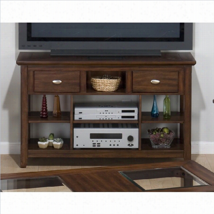 Jofran 709 Series So Fa Table / Tv Stand In Bellingham Brown End