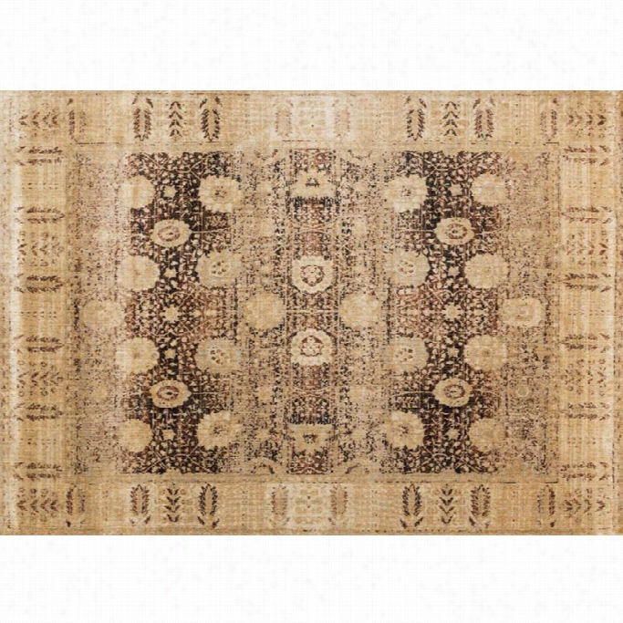 Loloi Anastasia 2'7 X 4'' Rug In Coffee And Gold