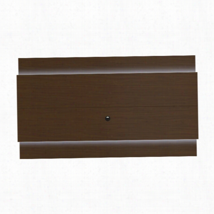 Manhattan Comfort Lincoln 2.4 Series  95 Tv  Panel In Nut Brwon