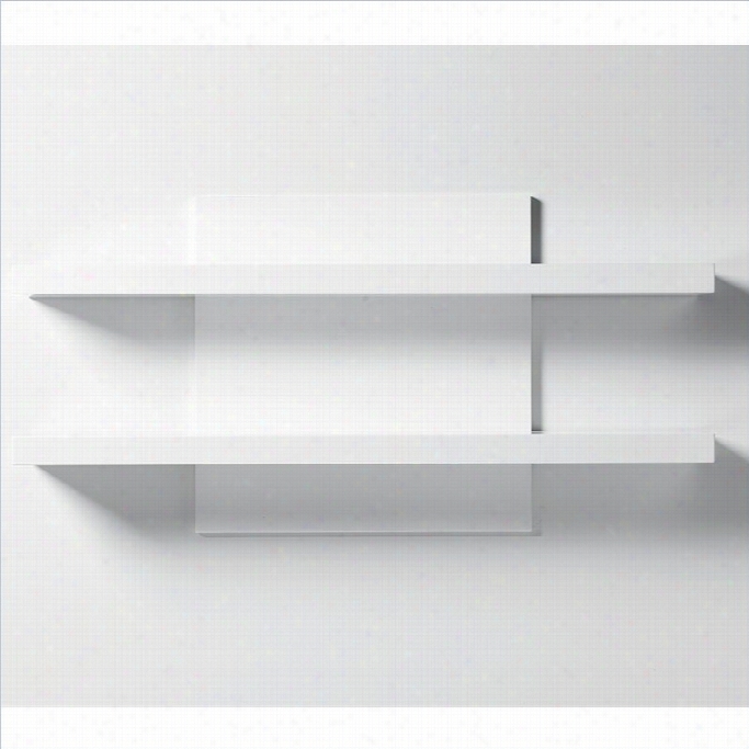 Mobital Cargo Wall Shelf In High Glos White