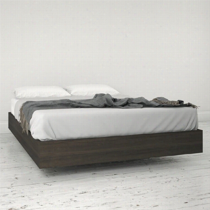 Nexera Moentum Full Plaftork Bed In Ebony