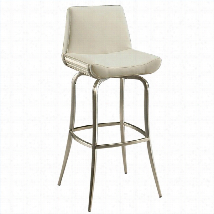 Pastel Furniture Degorah 26 Counter Bar Stool In Ivory