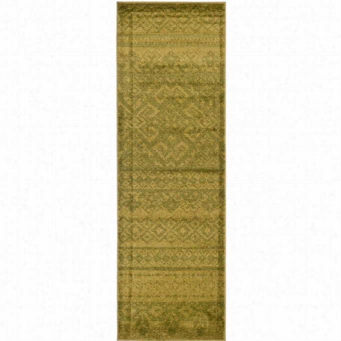 Safavieh Ad1ron Dacck Green Area Rug - Runner 2' 6x 10'