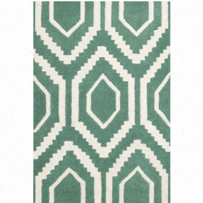 Safavieh Chatham Teal Conteporary Rug - 3' X 5'