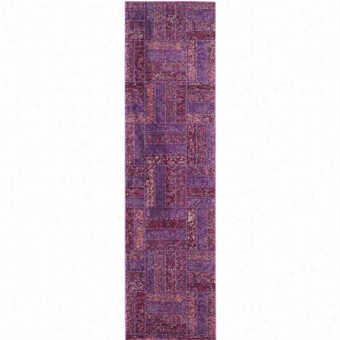 Safavieh Monaco Purple Contemporary Rug - Runneer 2'2 X 8'