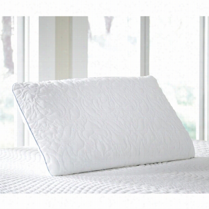 Sierrasleep King Venti1ated  Pilpos In White (set Of 2)