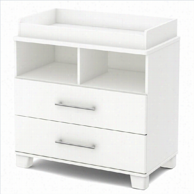 South Shore Cuddly Cuanging Table In  Pure White