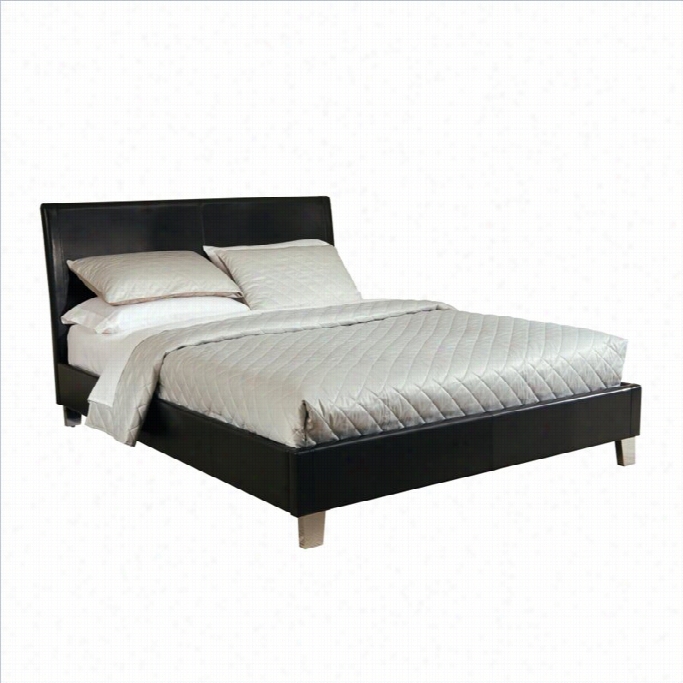 Standard Furniture Meridian Bed In High Sheen Black