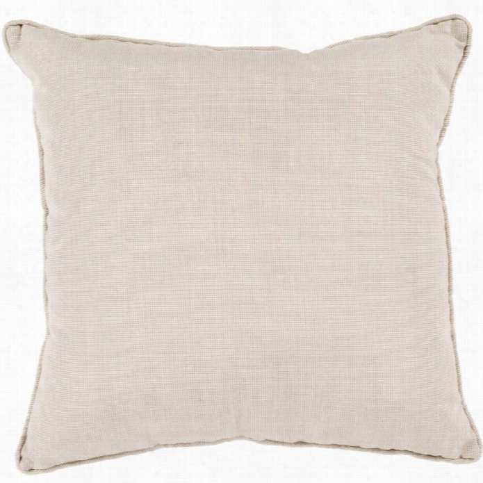 Surya Piper Poly Fill 20 Square Pillow In Gray