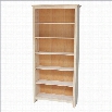 International Concepts Home Accents Unfinished 72 Shaker Bookcase