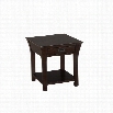 Jofran Artisan End Table in Rich Dark Wood