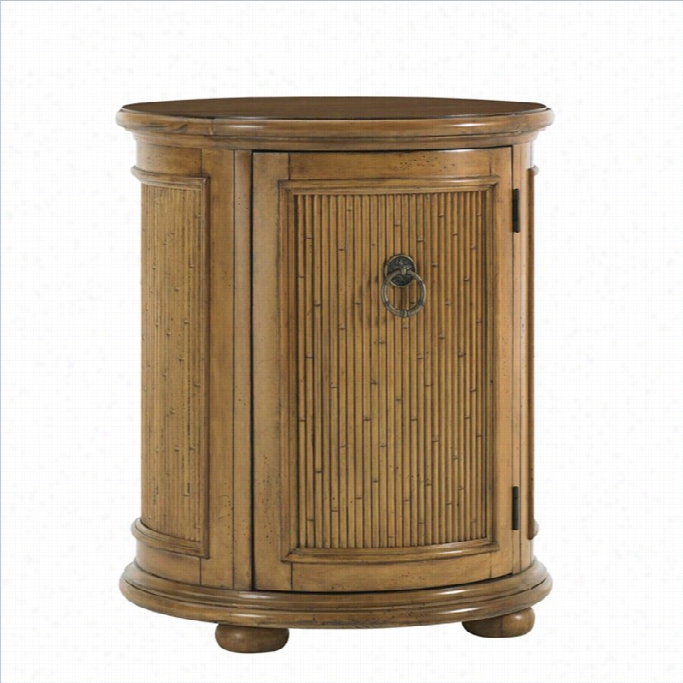 Tonmy Bahhama Home Beach House Pompano Accent Table In Golden Umber