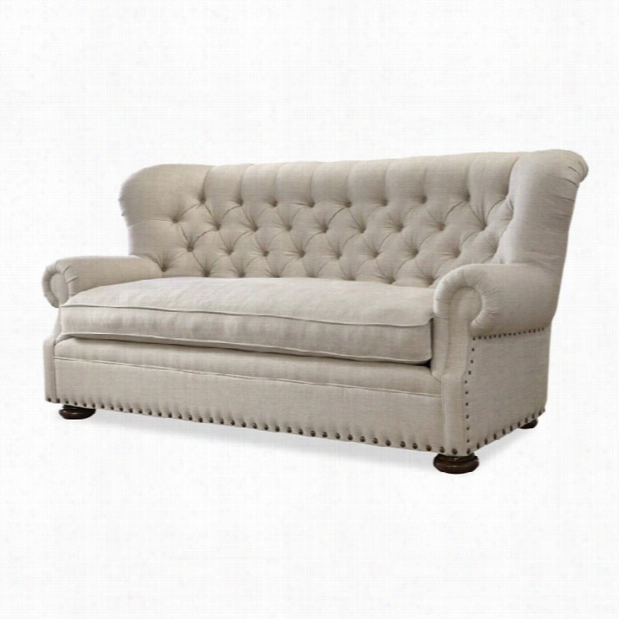 Universal Furniture Maxwell Upholstered Sofa In Linen