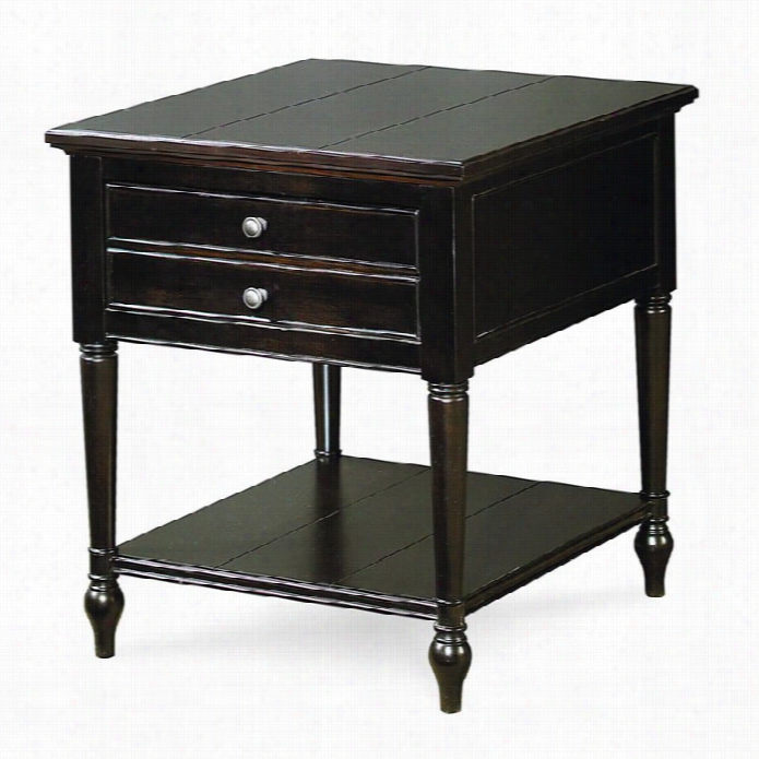 Univerwal Furniture Summer Hill End Table In Midnight