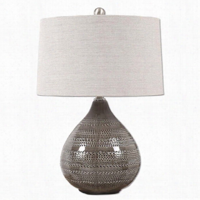 Uttermost Braova Smoke Gray Lamp