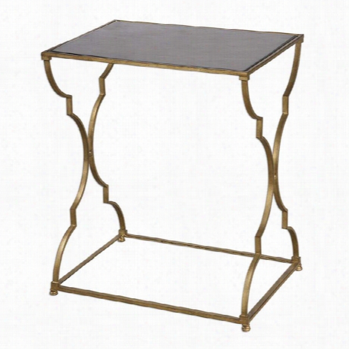 Uttermost Caitla Nd Antique Gold Accent Table