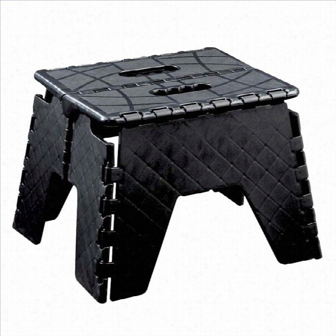 Acme Furniture Stern Foldable 9 Inchh Step Stool In Black (set Of 4)