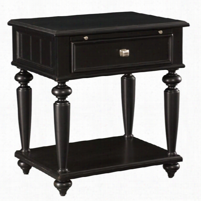 Ammerican Drew Camden Black Leg Nightstand