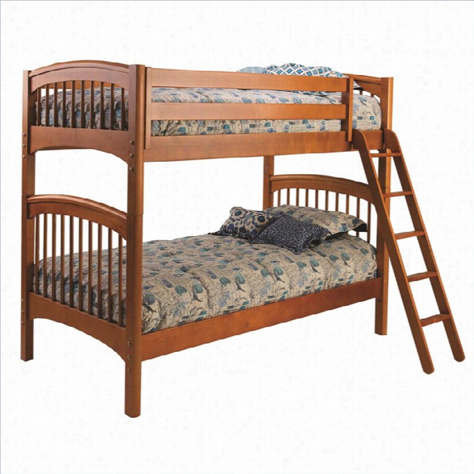 Bolton Furniture Essex Windsor Twin Over Twn Bunkbed In Honey