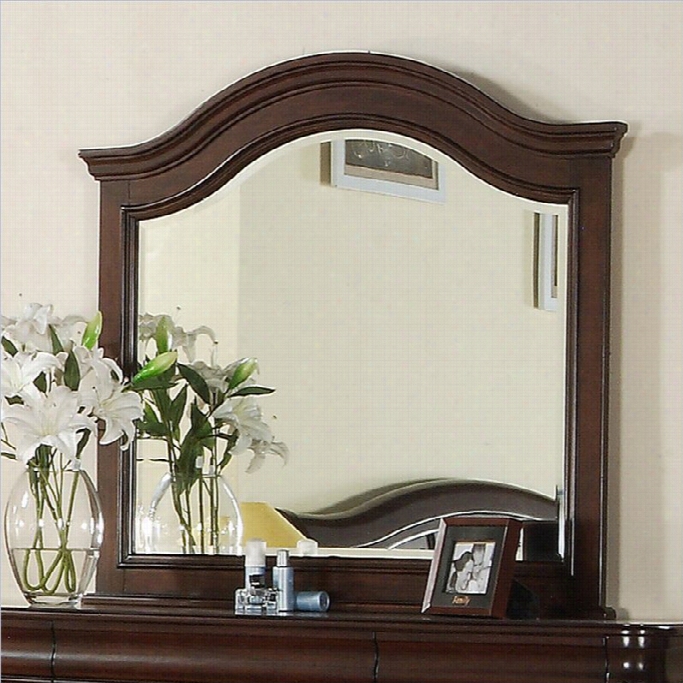 Elements Cameron Mirror In Traditional Cherry