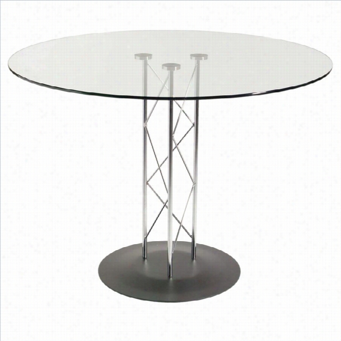 Eurostyle Taby 48 Inch Acsual Dining Synopsis With Glass To