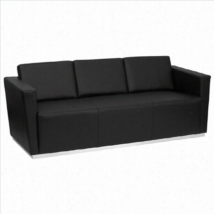 Flash Appendages Hercules Trinity Series Contemporary Sofa In Black