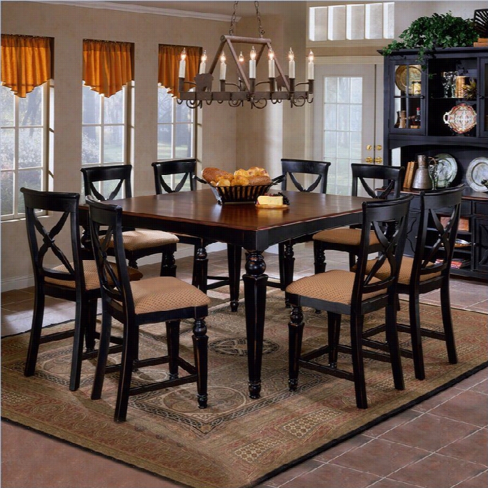 Hllsdale Northern Heights 9 Piece Counter Heght Dining Set