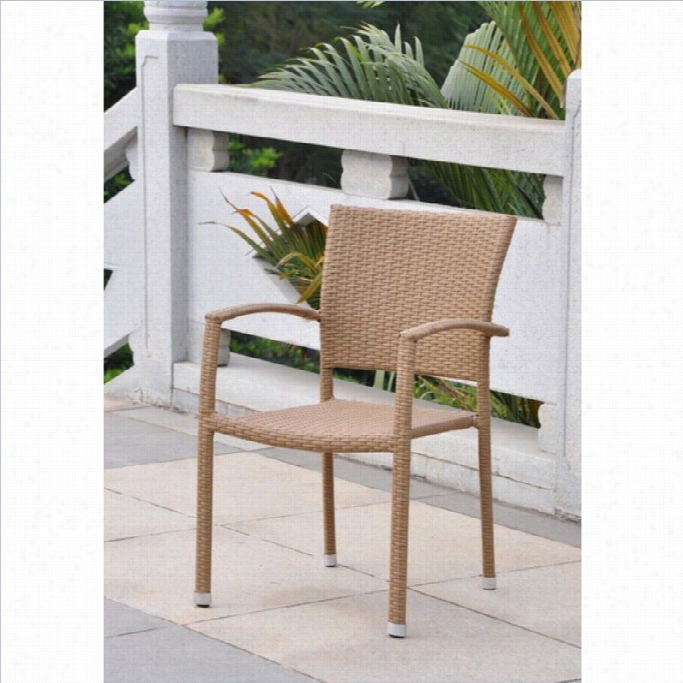 International Caarvan Barcelona Resin  Wicker/alumiinum Patio Dining Chair (set Of 4)