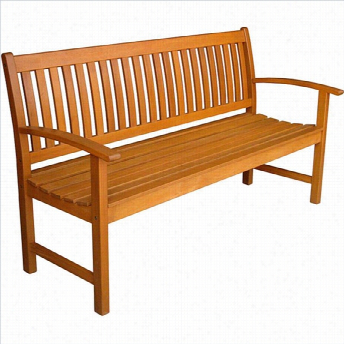 International Caravan Royal Tahiti Outdoor Garden Bench