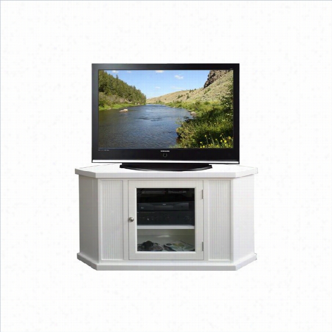 Leick Furniture 46 Corner Tv Stand In White Perfect