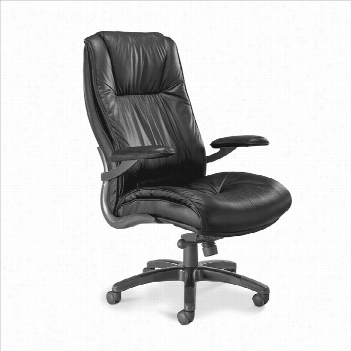 Mayline Edluxe High Back Office Chair-black