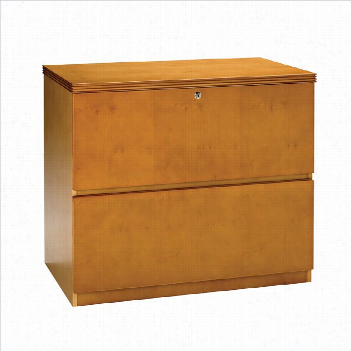 Mayline Luminary 2 Drawer Lateral Wood File Cabinet In Maplef Inish