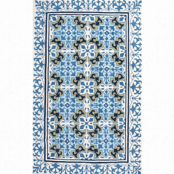 Nuloom 7' 6 X 9' 6 Hand Tufted Florentina Rug N Blue