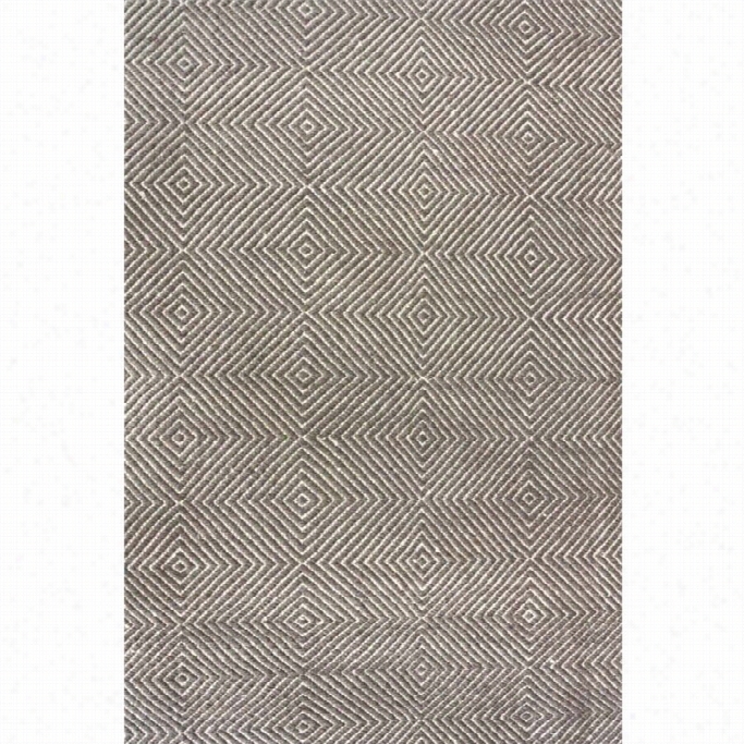 Nuloom 9' X 12' Hand Woven Ago Rug In Gray