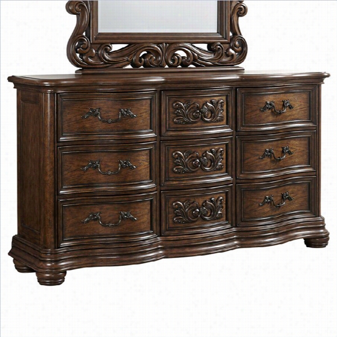 Pulaski Cheswck Dresser In Dark Wood