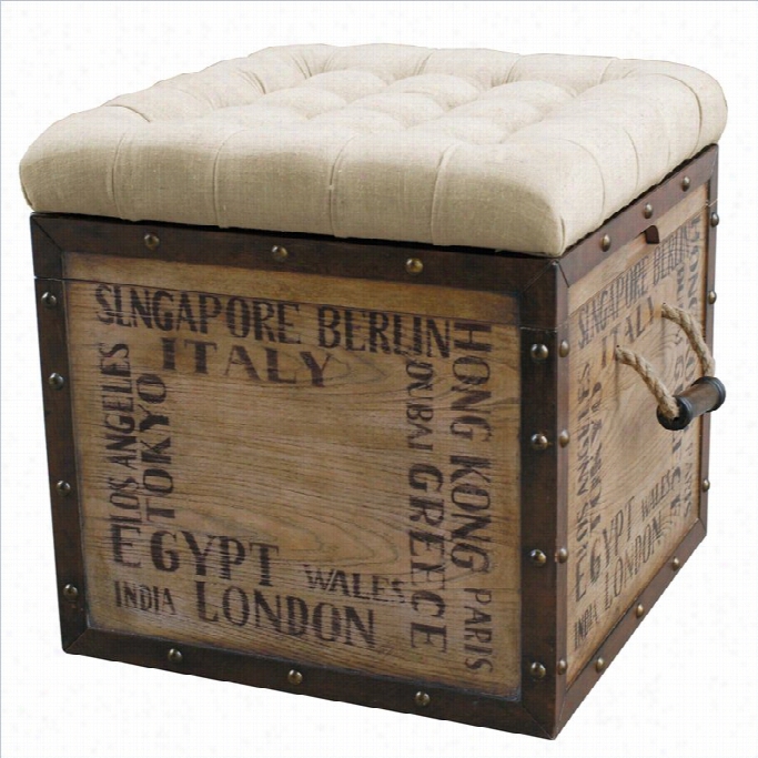 Pulaski Ottoman With St Rage In Original