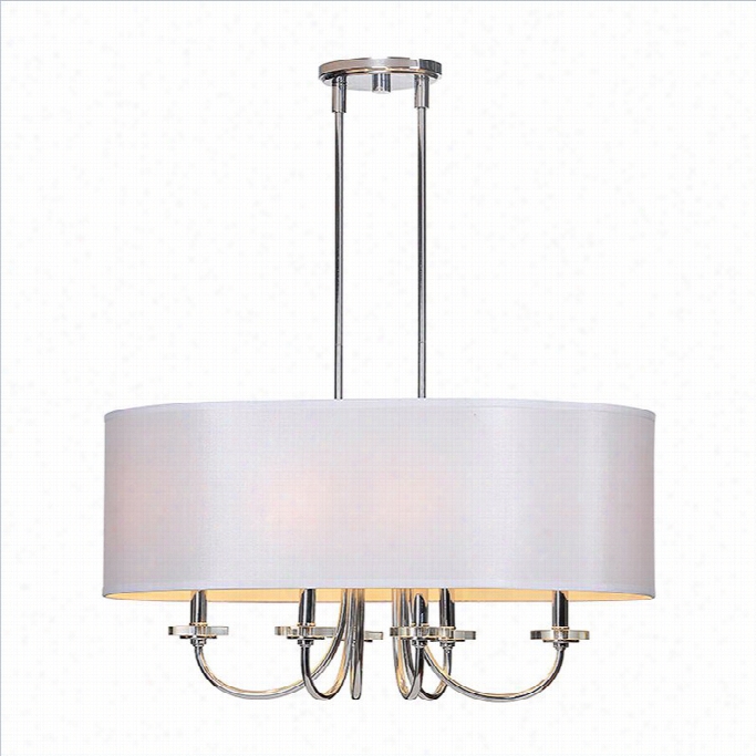 Renwil Lux Chandelier In Satin Nickel