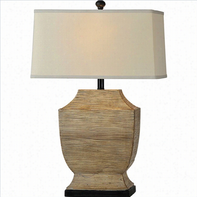 Renwil Atble Lamp In Beige Aand Brown