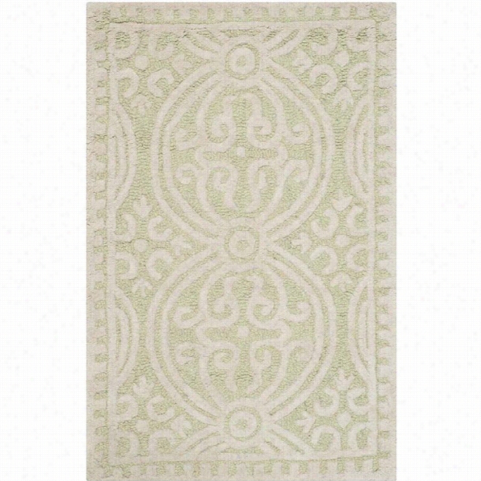 Safavieh Cambridge Light Green Transition Al Rug - 2' X 3'