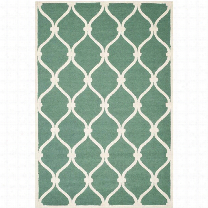 Safavieh Cambridge Teal Transitional Rug  - 10' X 14'