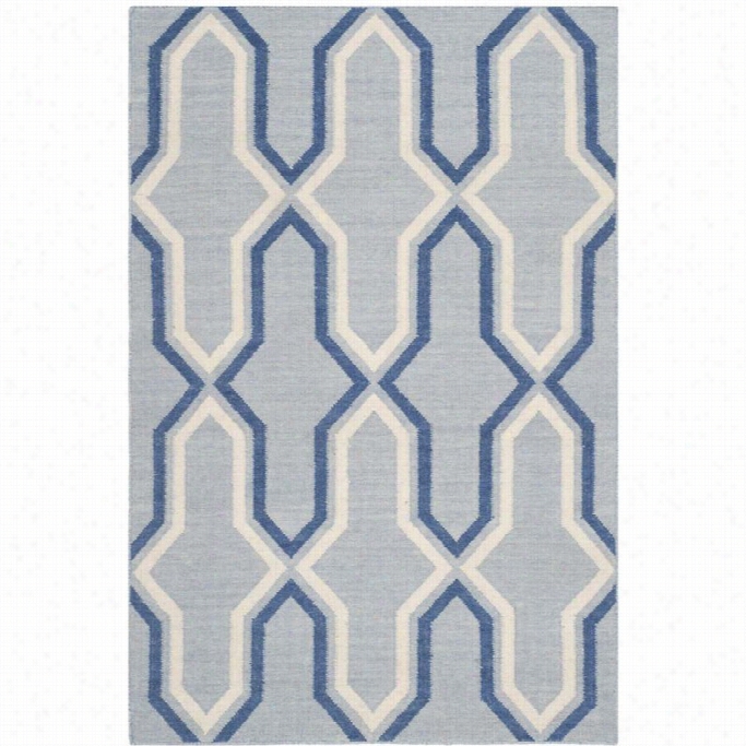 Safavieh Dhurries Light Melancholy Contemporary Rug - '4 X 6'