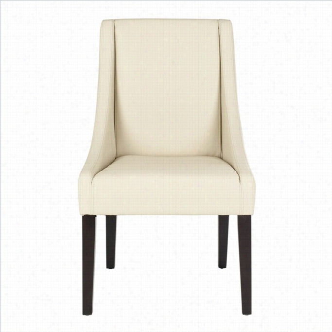 Safavieh Kelly Ibrch Kd Dining Chair In Cream  (set Of 2)