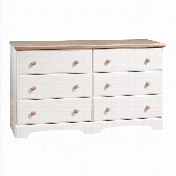 Southward Shore Newbury Collection Double Dresser In White