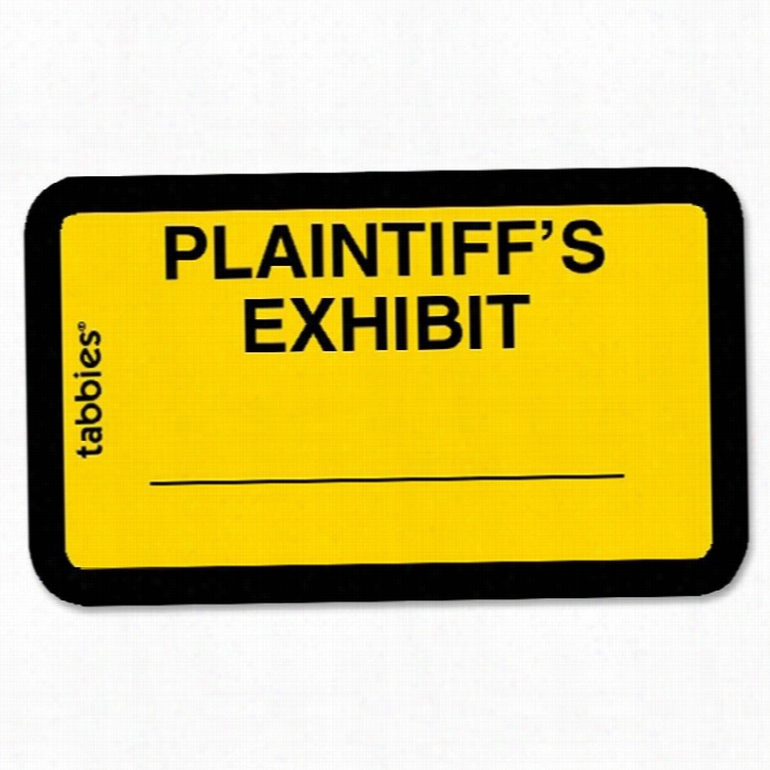 Tabbies Legal Plaintiff's Exhibit Label