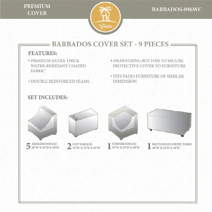 Tkc Barbados 9 Pieve Winter Cover  Set In Beige