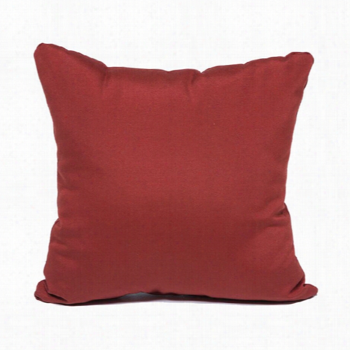 Tkc Outdoor Throw Pillows Square In Terr Acotta (set Of 2)