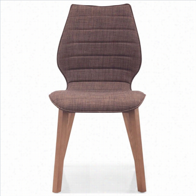 Zuo Aalborg Dining Chair In Tobacco