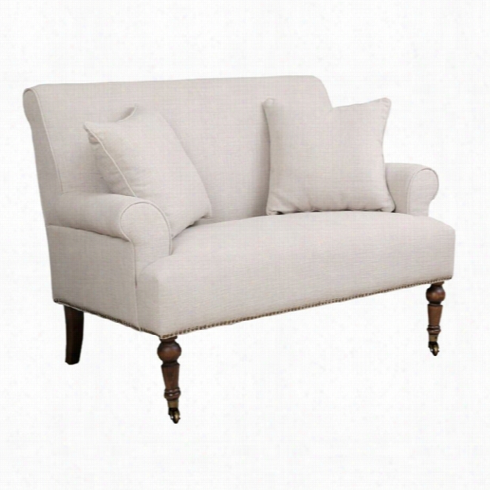 Abbyson Living Monica Pedersen Loveseat In Gray