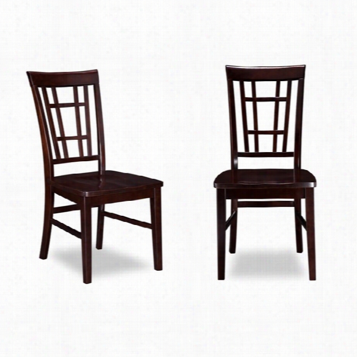 Atlantic Furniture Monrego Bay Dining Chairs In Espresso (set Of 2)