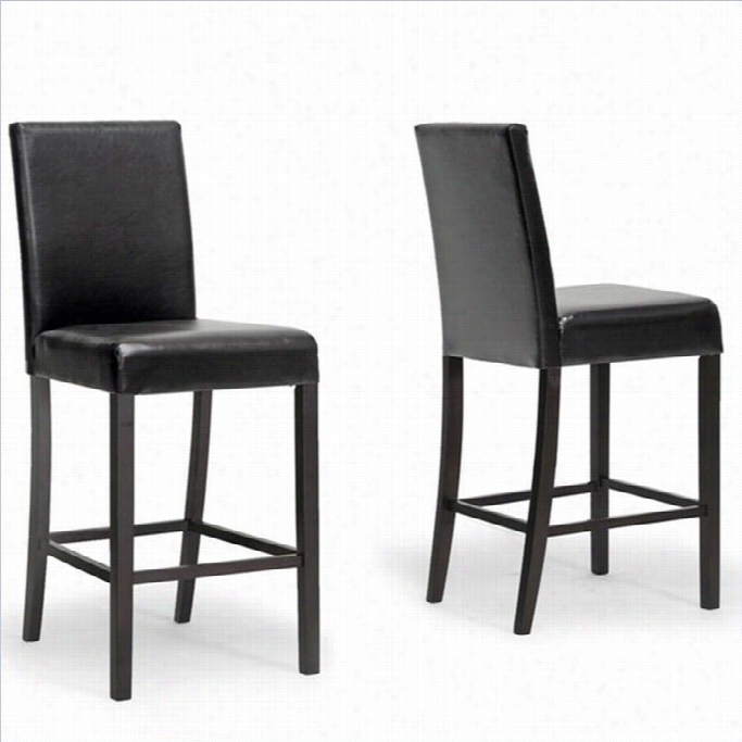 Bxatob  Studo Adele Dining Chair In Dark Brown (set Of 2)